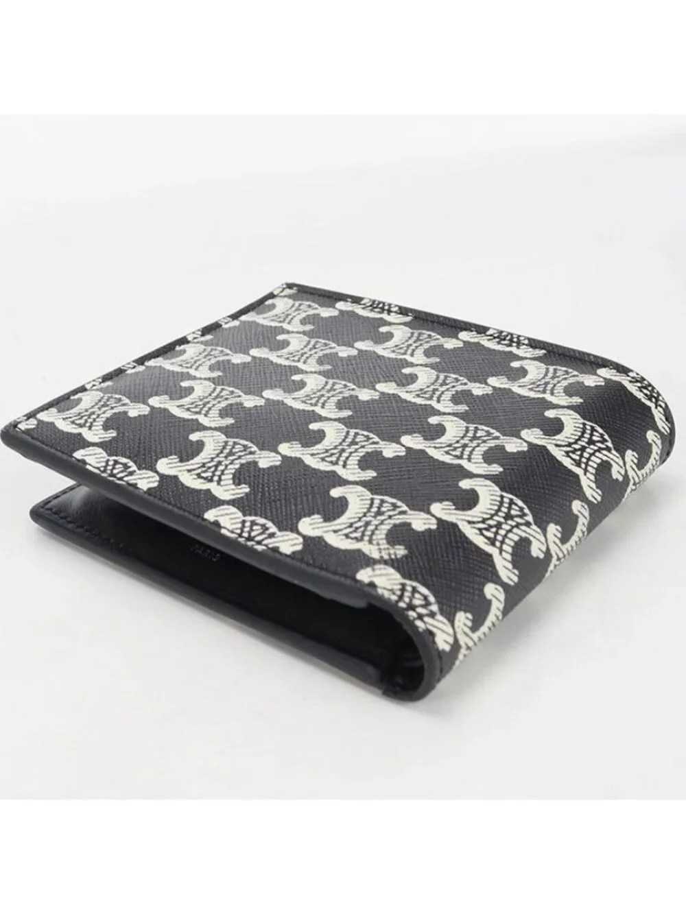 Celine Bifold Wallet Triomphe Canvas